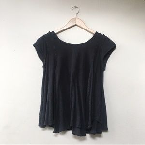 Free People - Bohemian Flowing Top w/ Open Back